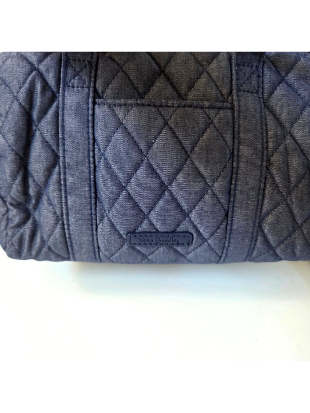Vera Bradley Purse Mini Satchel Blue Moonlight Navy Quilted Crossbody Bag - Picture 3 of 12